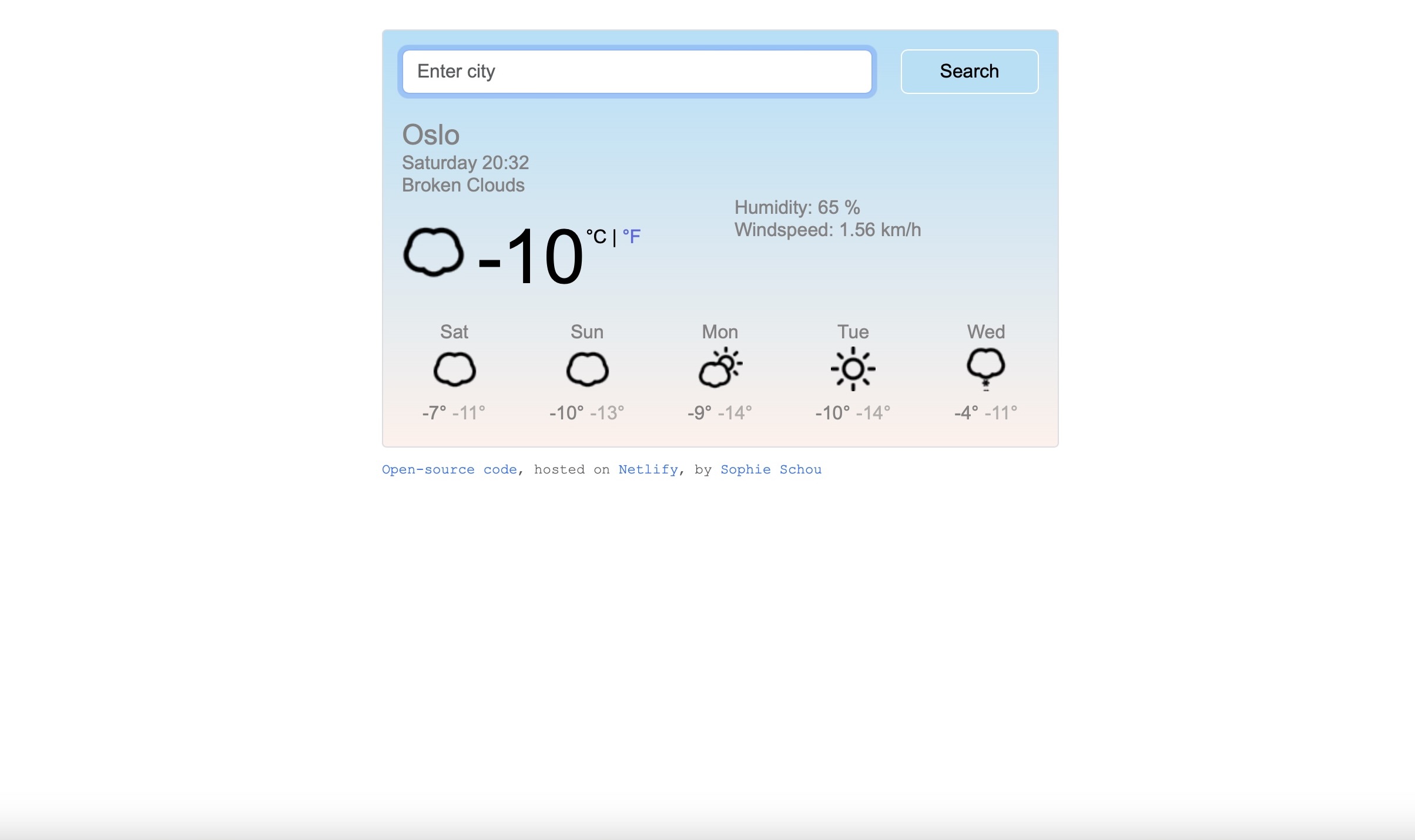 weather-app project